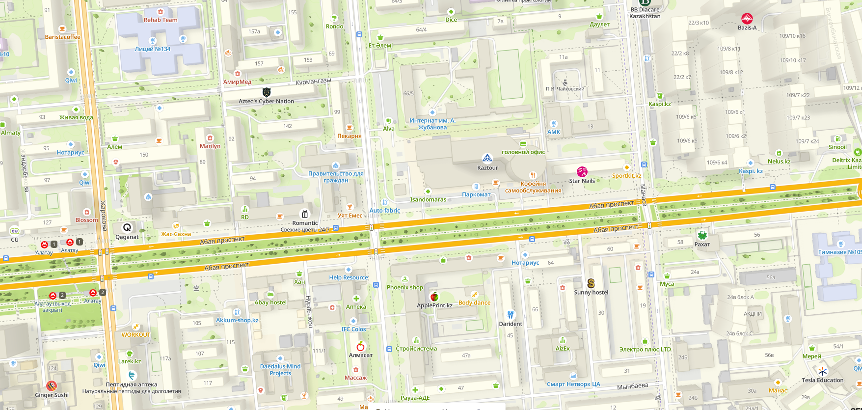 Карта (статичное изображение)